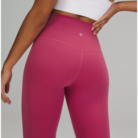lululemon athletica Pants - Lululemon Align HR Pink Lychee Double Lined